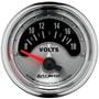 Auto Meter American Muscle 2-1/16 Inch Voltmeter Gauge