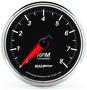 Auto Meter Designer Black 3-3/16 Inch Tachometer Gauge