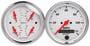 Auto Meter Arctic White 3-3/8 Inch Gauge Set