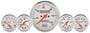 Auto Meter Arctic White Gauge Set