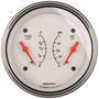 Auto Meter Arctic White 3-3/8 Inch Dual Gauge