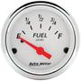 Auto Meter Arctic White 2-1/16 Inch Fuel Level Gauge