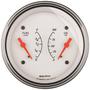 Auto Meter Arctic White 3-3/8 Inch Dual Gauge