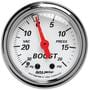Auto Meter Arctic White 2-5/8 Inch Boost/Vacuum Gauge