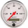 Auto Meter Arctic White 3-1/8 Inch Speedometer Gauge