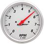 Auto Meter Arctic White 5 Inch Tachometer Gauge