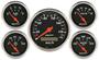 Auto Meter Designer Black Gauge Set