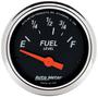 Auto Meter Designer Black 2-1/16 Inch Fuel Level Gauge