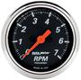 Auto Meter Designer Black 2-1/16 Inch Tachometer
