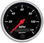 Auto Meter Designer Black 3-3/8 Inch Speedometer Gauge
