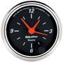 Auto Meter Designer Black 2-1/16 Inch Clock