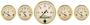 Auto Meter Golden Oldies Gauge Set