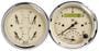 Auto Meter Antique Beige 3-3/8 Inch Gauge Set