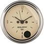 Auto Meter Antique Beige 2-1/16 Inch Clock