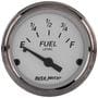 Auto Meter American Platinum 2-1/16 Inch Fuel Level Gauge