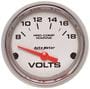 Auto Meter 2-1/16 Inch Voltmeter Gauge