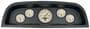 Auto Meter Antique Beige Gauge Set