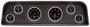 Auto Meter Designer Black Gauge Set
