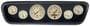 Auto Meter Antique Beige Gauge Set