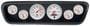 Auto Meter Arctic White Gauge Set