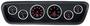 Auto Meter Designer Black Gauge Set