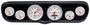 Auto Meter Arctic White Gauge Set
