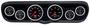 Auto Meter Designer Black Gauge Set