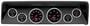 Auto Meter Designer Black Gauge Set
