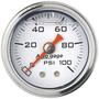 Auto Meter Auto Gage 1-5/8 Inch Fuel Pressure Gauge