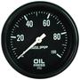 Auto Meter Auto Gage 2-5/8 Inch Oil Pressure Gauge