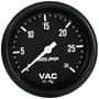 Auto Meter Auto Gage 2-5/8 Inch Vacuum Gauge