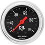 Auto Meter Traditional Chrome 2-1/16 Inch Oil Pressure Gauge