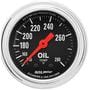 Auto Meter Traditional Chrome 2-5/16 Inch Oil Temperature Gauge