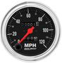 Auto Meter Traditional Chrome 3-3/8 Inch Speedometer Gauge