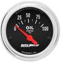 Auto Meter Traditional Chrome 2-1/16 Inch Oil Pressure Gauge