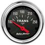 Auto Meter Traditional Chrome 2-5/16 Inch Transmission Temperature Gauge