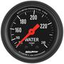 Auto Meter Z-Series 2-1/16 Inch Coolant Temperature Gauge
