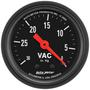 Auto Meter Z-Series 2-1/16 Inch Vacuum Gauge
