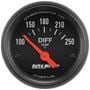 Auto Meter Z-Series 2-5/16 Inch Differential Temperature Gauge