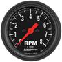 Auto Meter Z-Series 2-1/16 Inch Tachometer