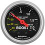 Auto Meter Sport-Comp 2-1/16 Inch Boost/Vacuum Gauge