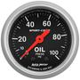 Auto Meter Sport-Comp 2-1/16 Inch Oil Pressure Gauge