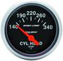 Auto Meter Sport-Comp 2-5/16 Inch Cylinder Head Temperature Gauge