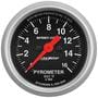 Auto Meter Sport-Comp 2-1/16 Inch Boost/Pyrometer Gauge