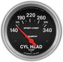 Auto Meter Sport-Comp 2-5/8 Inch Cylinder Head Temperature Gauge
