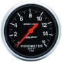 Auto Meter Sport-Comp 2-5/8 Inch Boost/Pyrometer Gauge