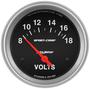 Auto Meter 2-5/8 Inch Voltmeter Gauge
