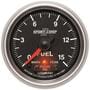Auto Meter Sport-Comp II 2-1/16 Inch Fuel Pressure Gauge