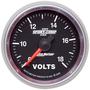 Auto Meter Sport-Comp II 2-1/16 Inch Voltmeter Gauge