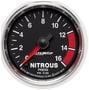 Auto Meter GS 0 To 1600 psi 2-1/16 Inch NO2 Pressure Gauge